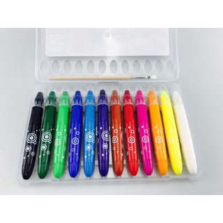 在臺現貨 炫彩棒 旋轉蠟筆 油畫棒 炫繪棒 畫畫 水彩畫 手指畫 開學 美術 水洗 彩色筆【CH-03B-63220】