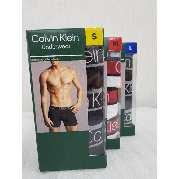 [yuuhqu]免運中！Calvin Klein CK 男棉混紡平口褲 (拆售)_1419261