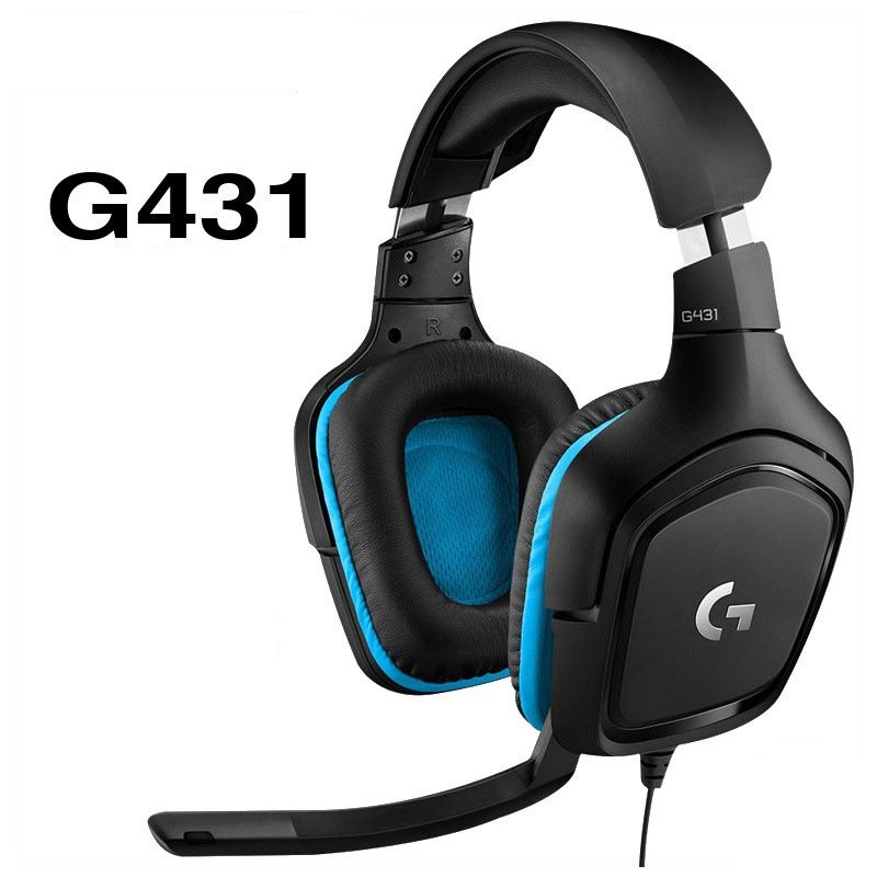 logitech 羅技 G431 7.1聲道環繞音效電競耳機麥克風 黑色 支援NS/PS5/PS4
