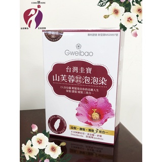 山芙蓉泡沫染髮劑 臺灣圭寶生技 護髮染髮霜 植物草本染髮 泡泡染護髮染 深咖啡/栗子紅/自然黑