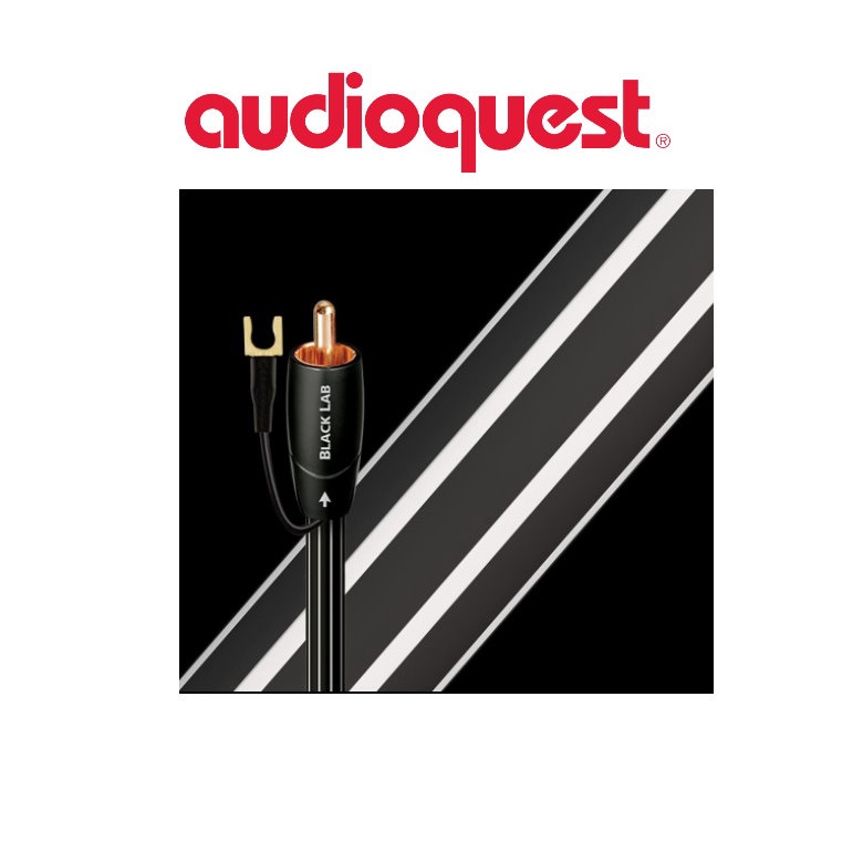 美國線聖 Audioquest Black Lab Subwoofer Cables重低音線(公司貨)