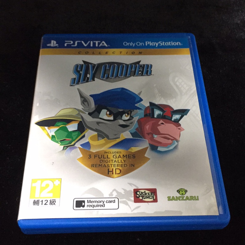 胖 Psv遊戲 英 怪盜史庫柏狡狐大冒險sly Cooper 盒書完整 賣編023 蝦皮購物