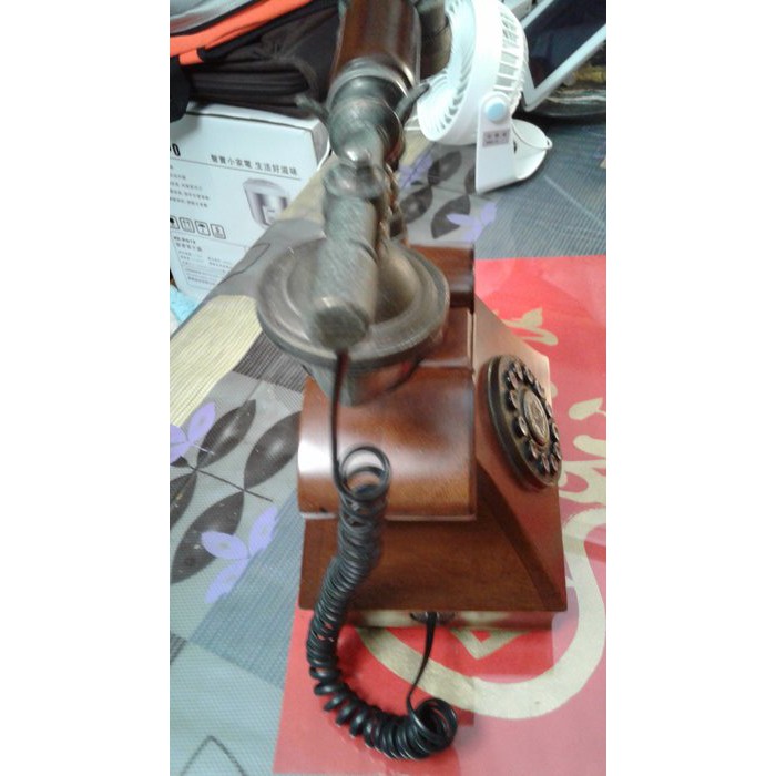 古董造型室內家用有線電話 古董收藏用 室內電話請買家自行測試