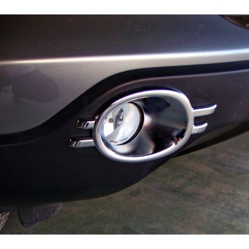 Honda CRV CR-V 三代 2007~2009 改裝 鍍鉻銀 前保桿飾框 霧燈框 飾貼