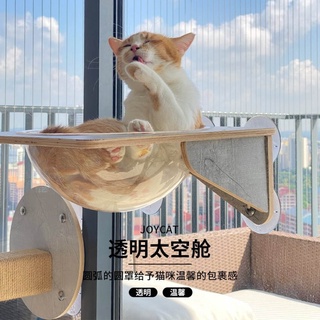 【SU】貓爬架牆 玻璃貓牆 PVC吸盤 漫步雲端 吸盤式貓吊床 耐重15-20kg 貓抓柱 吸盤跳台 貓跳台