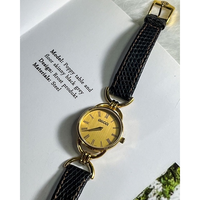 GUCCI Vintage roman numeral Watch/Gucci 羅馬數字經典馬扣錶