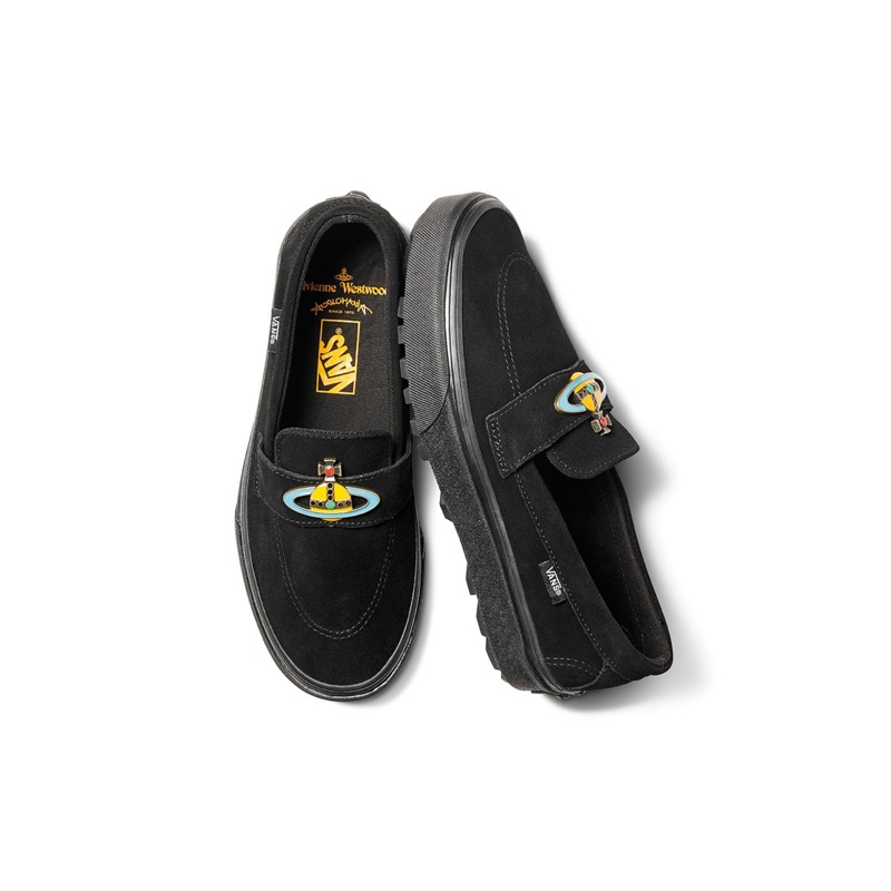 現貨 vans x vivienne westwood 星球 vans style 53 orb 聯名 土星 黑色 麂皮