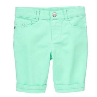 【B& G童裝】正品美國進口GYMBOREE Skinny Bermuda Shorts 綠色五分短褲7號6-7yrs