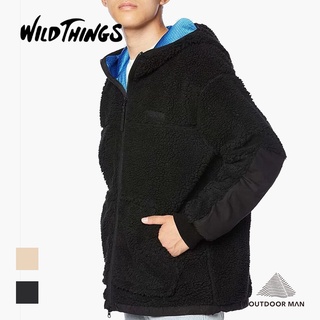 [wild things日本] fluffy boa zip hoody 絨毛連帽長袖保暖外套(wt21123n)