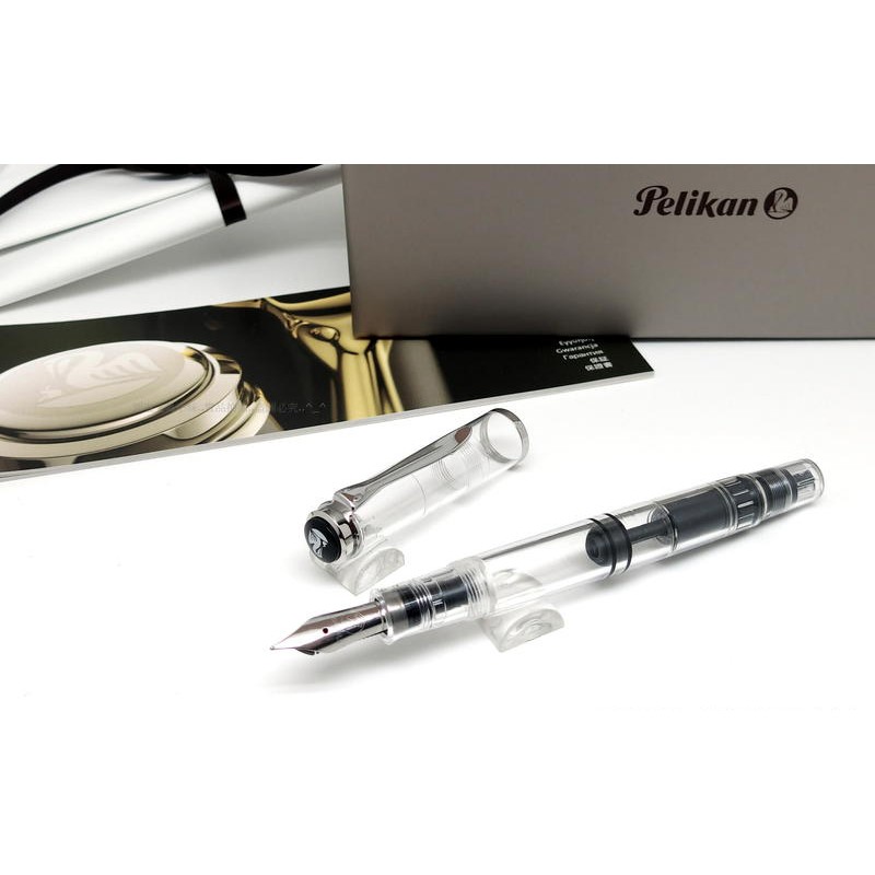 德國 Pelikan 百利金 限量款Classic M205 Demonstrator 透明示範 鋼筆 EF尖