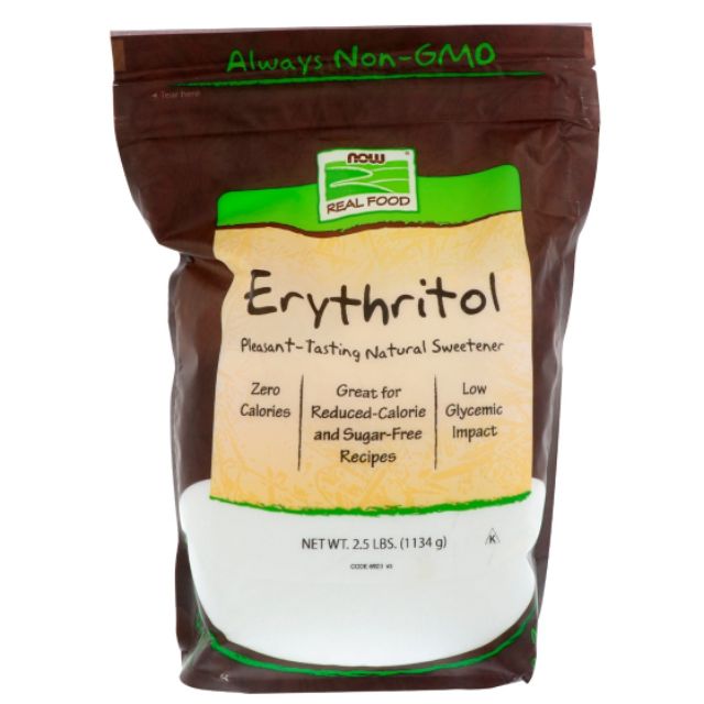 【現貨】大包赤蘚糖醇 1134g, erythritol, Now Foods,赤藻糖