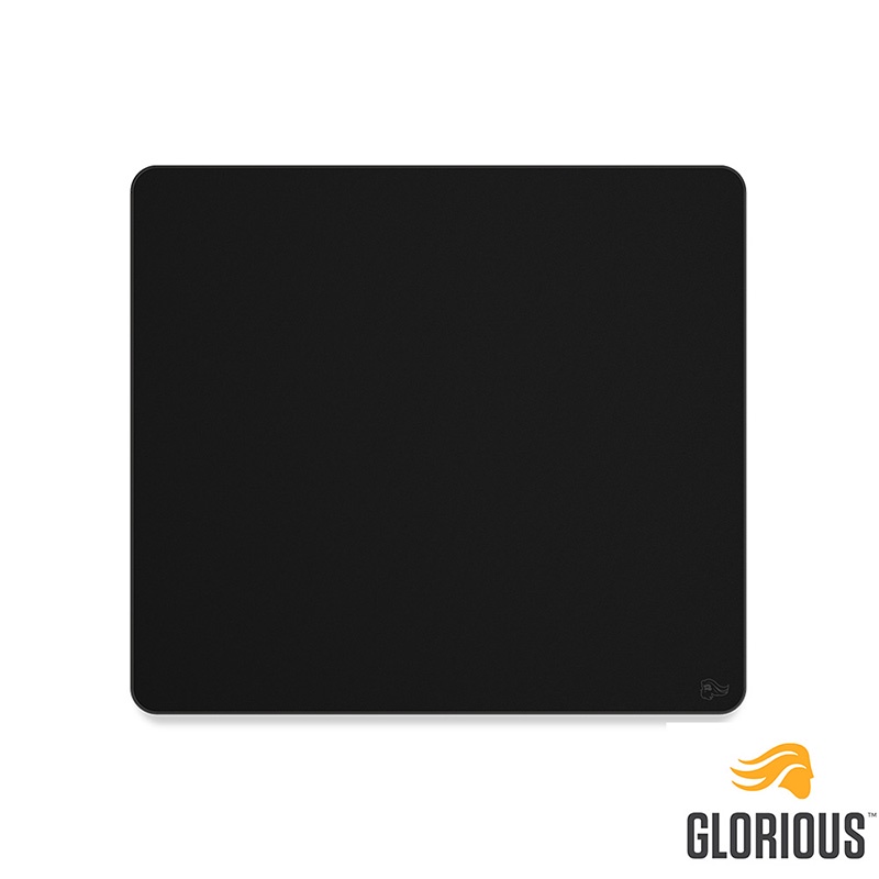 Glorious Stealth 黑色布質滑鼠墊 - XL (410 x 460 x 3 mm)