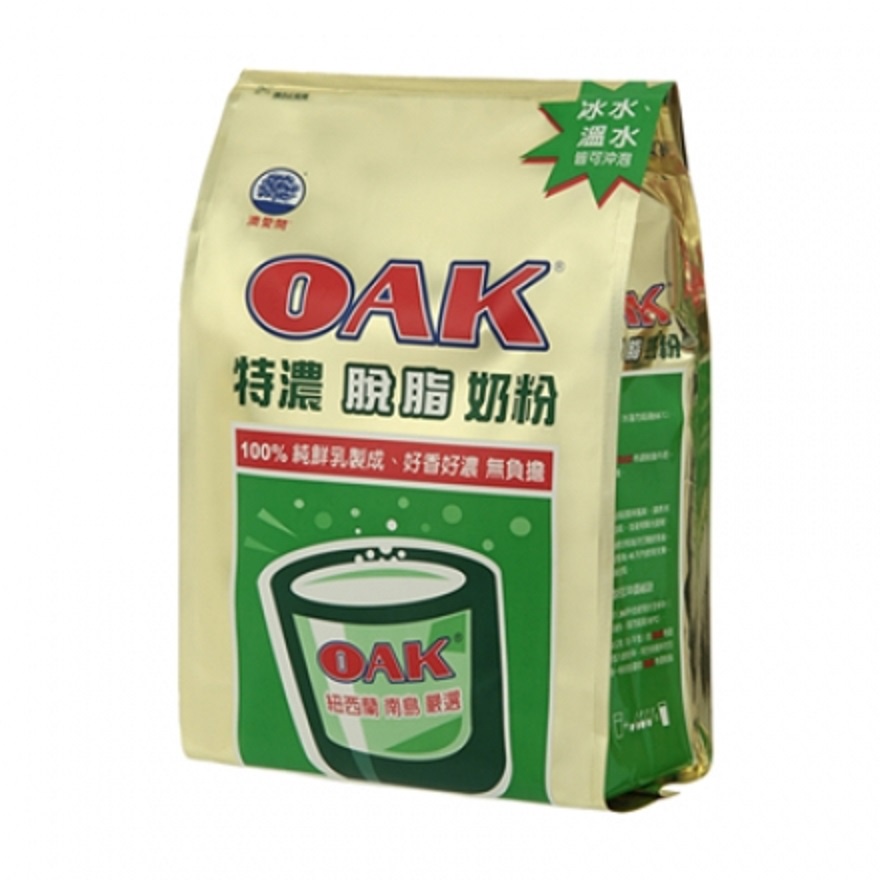 OAK澳愛開 特濃脫脂奶粉 1.4kg【家樂福】