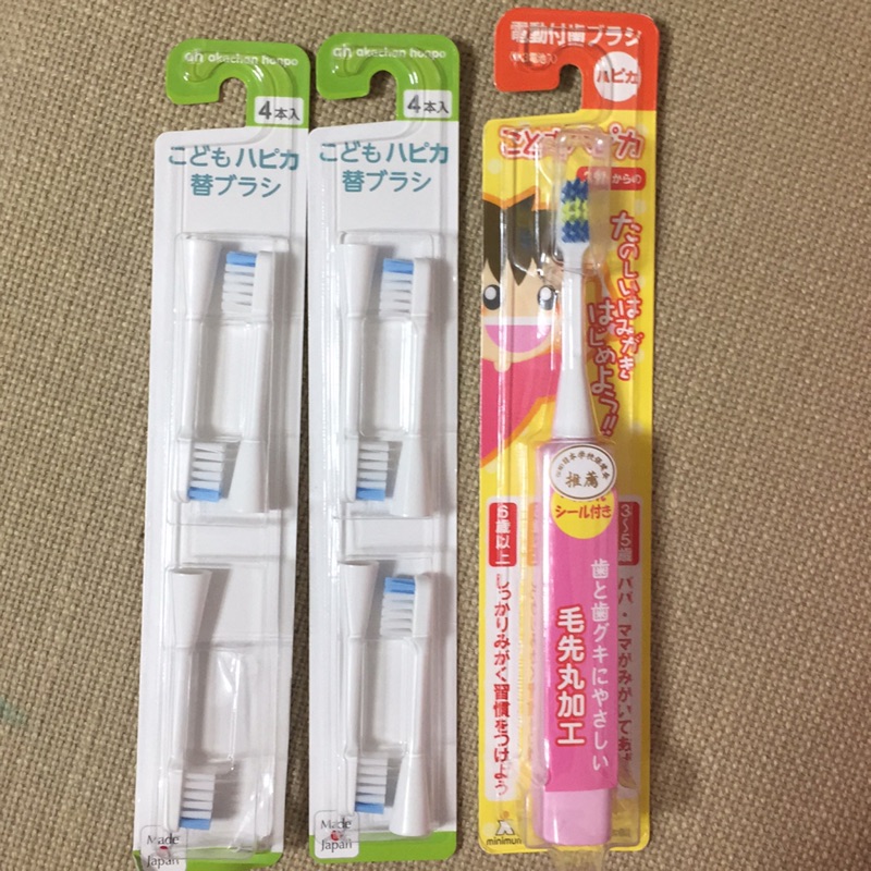 日本製 阿卡將兒童電動牙刷 ABRT-7 替換刷頭