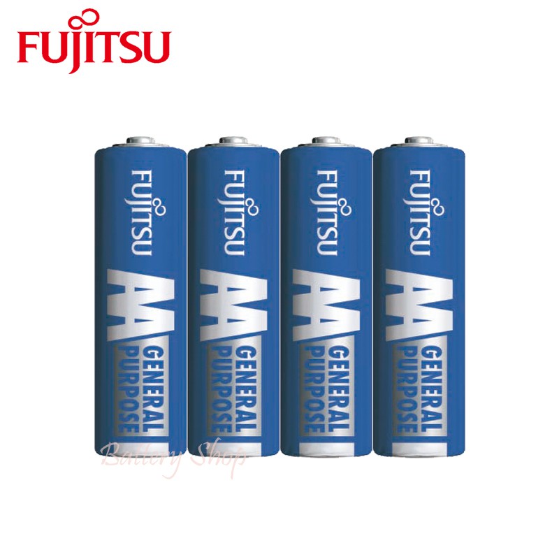 FUJITSU 富士通 3號碳鋅電池 普通電池 R6 (4顆) 台灣公司貨