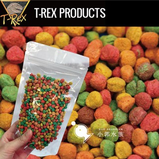 小郭水族-爬蟲館-美國T-REX【高纖維陸龜 箱龜專用飼料 水果口味100g分裝包】100%純植物萃取 星龜