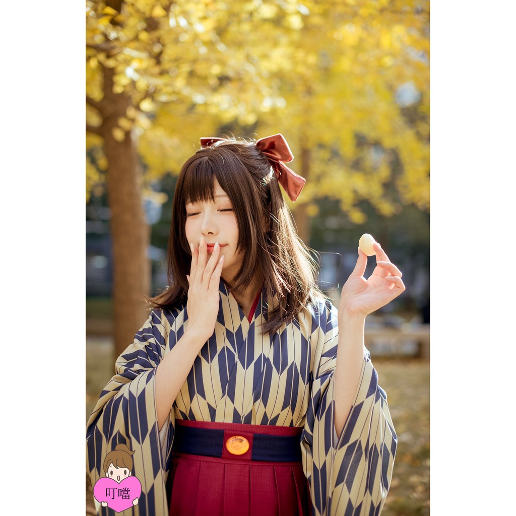 定制 明治東京戀伽綾月芽衣大正和服cosplay女裝 蝦皮購物