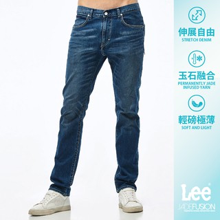 Lee 726 涼感 彈性中腰舒適小直筒牛仔褲 男 LL1701861AD
