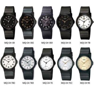 【春麗時間】CASIO手錶簡約指針式 錶款 MQ-24，簡單乾淨的錶盤設計AAA