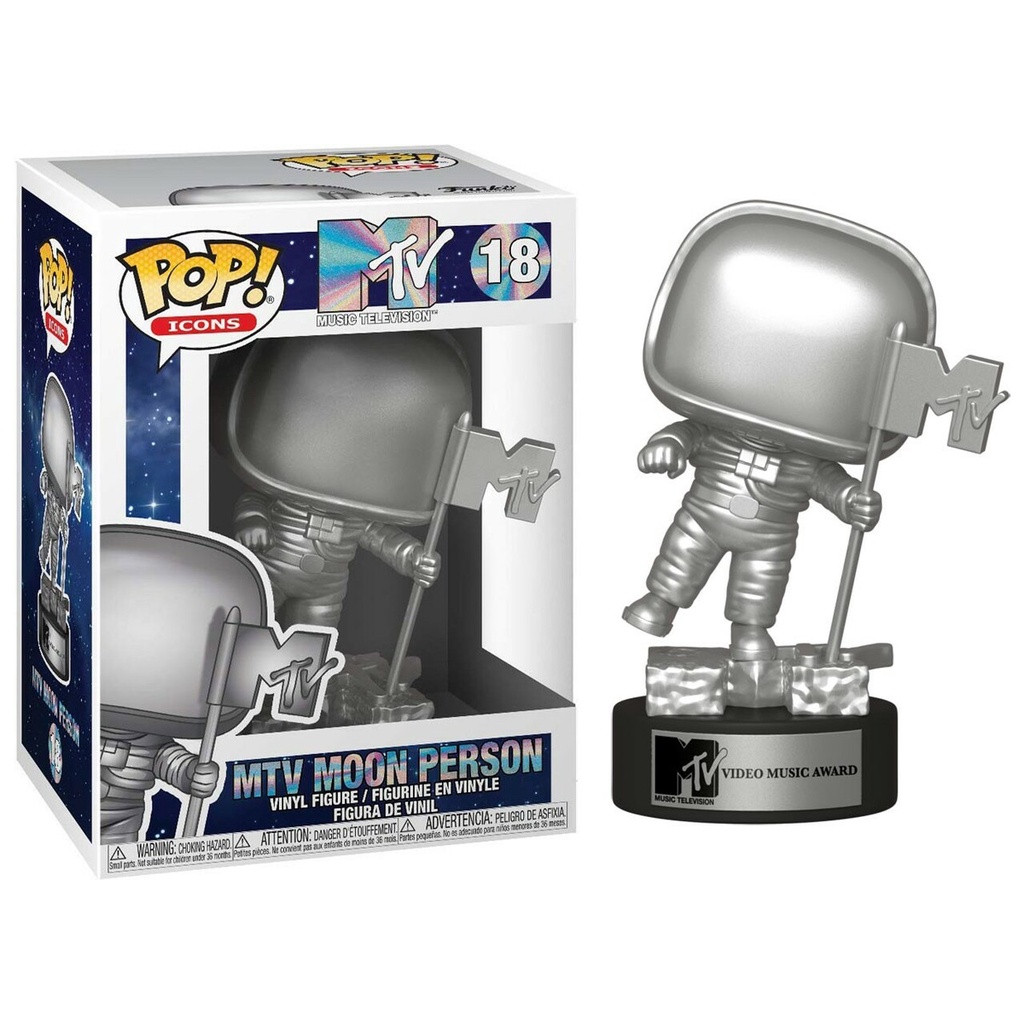 (卡司 正版現貨)代理版 FUNKO POP 18 MTV MOON PERSON 月球人