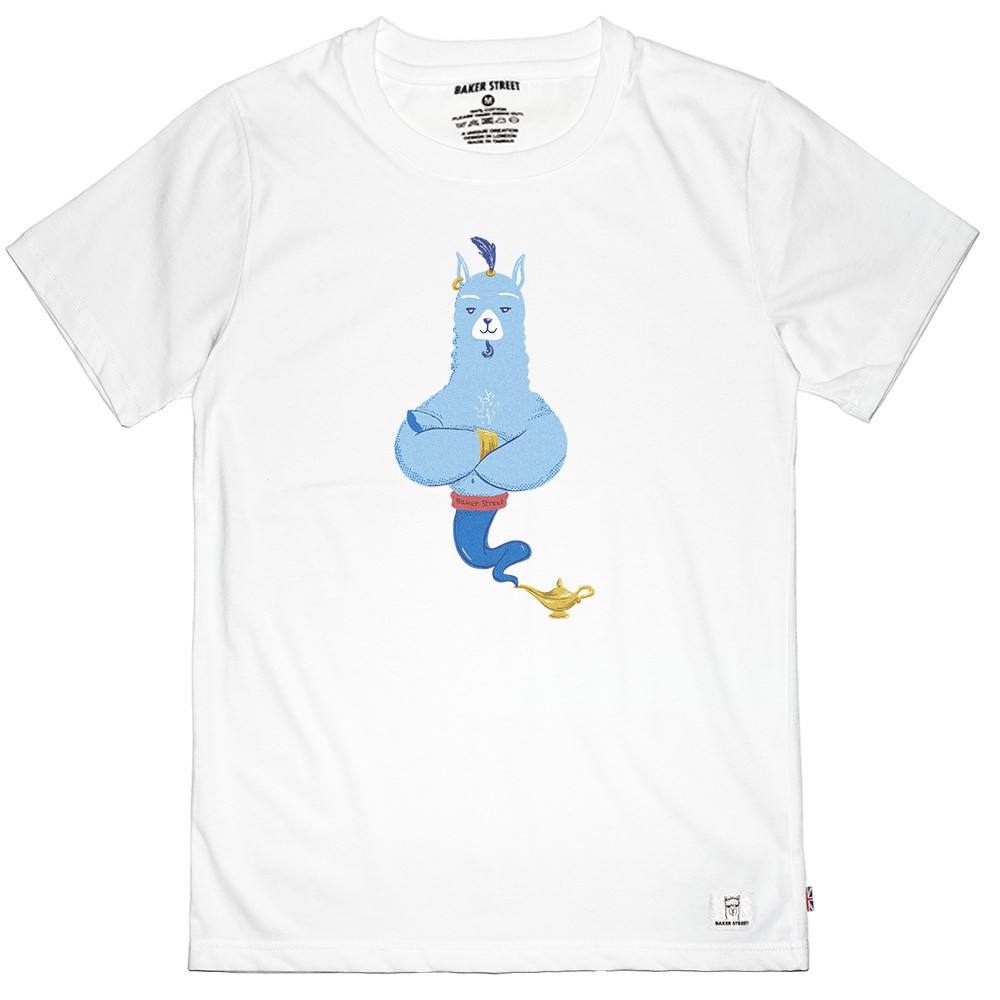有機棉T 中性版 短袖 Tshirt  Genie alpaca【英國品牌 BAKER STREET 】320
