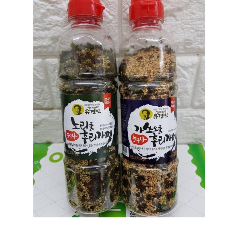 韓國市場手工芝麻炒海苔鬆220g現貨團