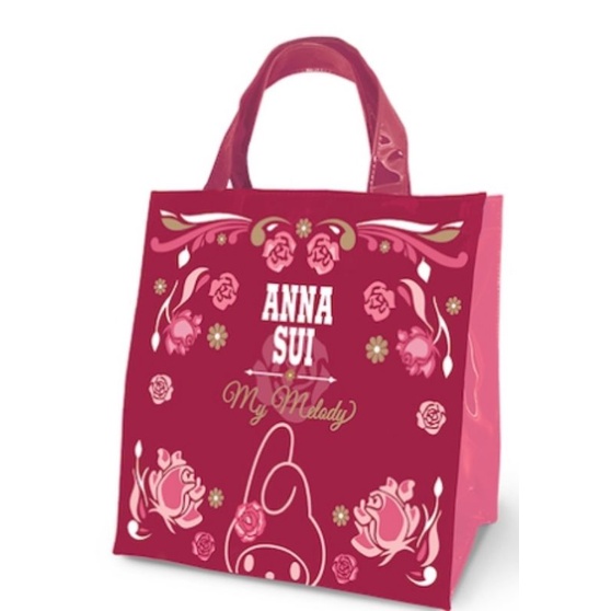 7-11 ANNA SUI x 三麗鷗限量聯名時尚托特手提包玫瑰款