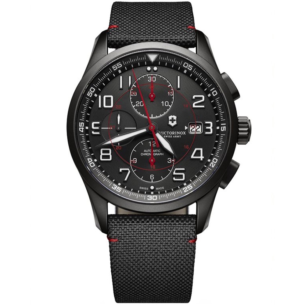 【聊聊甜甜價】VICTORINOX 瑞士維氏 AirBoss 航太設計飛行機械腕錶 (VISA-241721)