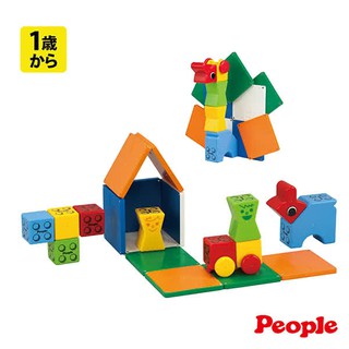 日本 People 1歲的益智磁性積木組合(1Y+)(STEAM教育玩具)