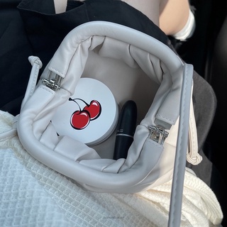 SAUVAGES mini kiss lock leather crossbody bag 水餃側背包