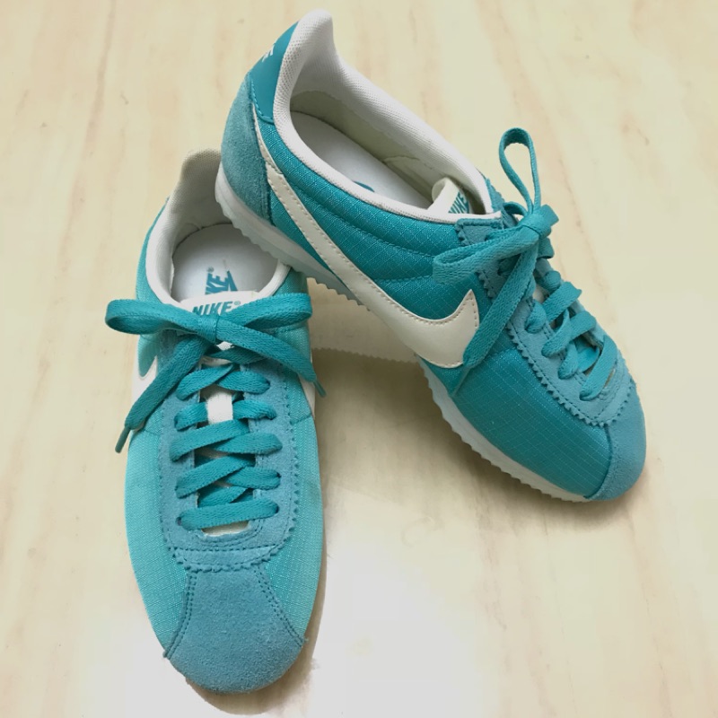 Nike 阿甘鞋 慢跑鞋 藍綠色/水藍/tiffany色