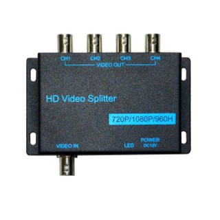 AHD1進4出 TL-HD-104 BNC接頭/影像分配器/監控主機/DVR/攝影機鏡頭(附電源)