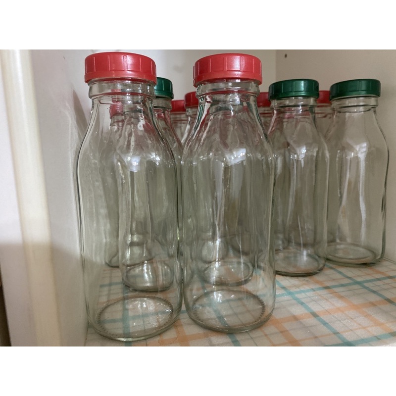 玻璃瓶  250ml 牛奶空瓶 統一 Dr.Milker 洗碗機消毒殺菌過 玻璃罐 花瓶 蜂蜜瓶 醬菜瓶 優格
