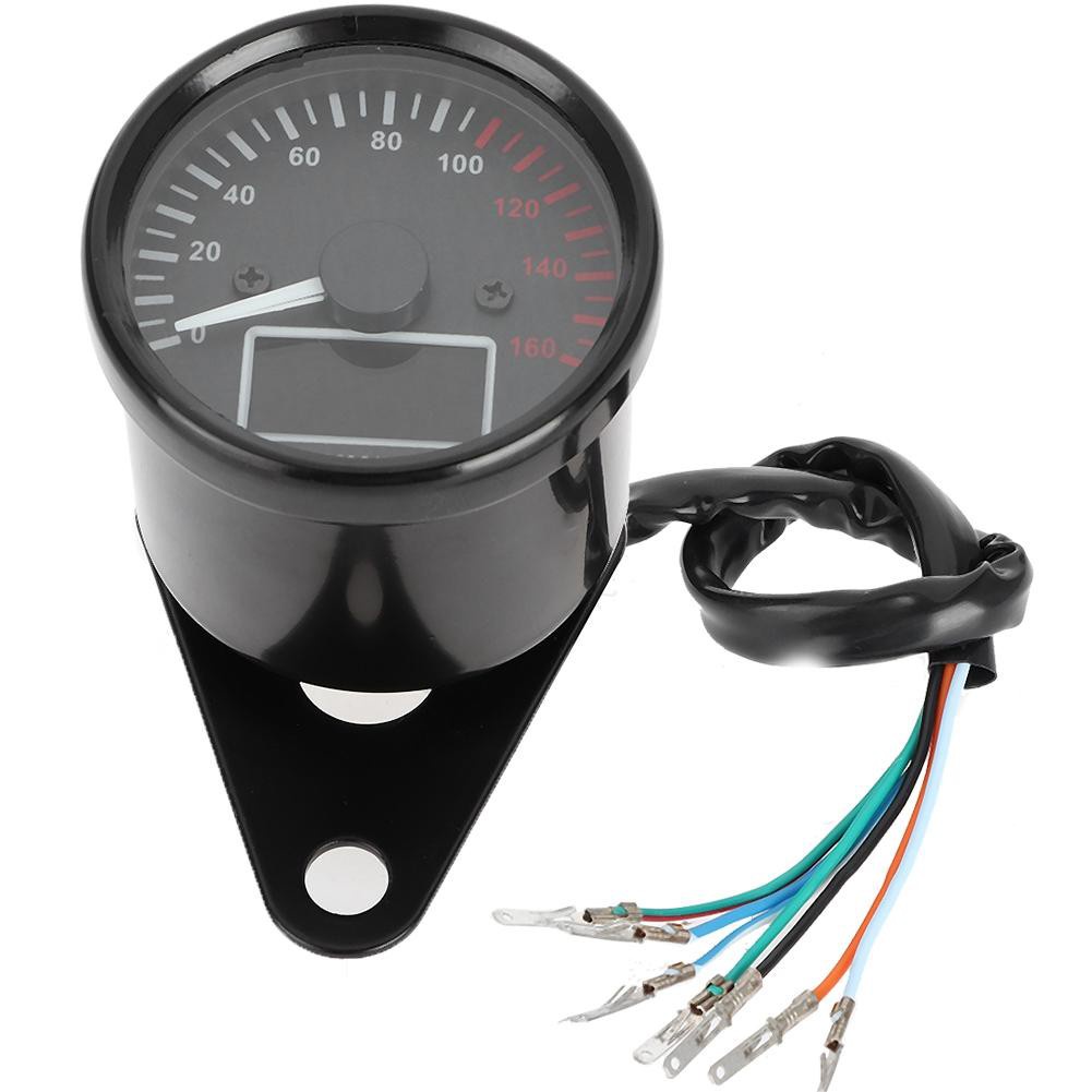 摩托車儀表萬能表轉速表燃料數字led油12v轉速計直流顯示 蝦皮購物
