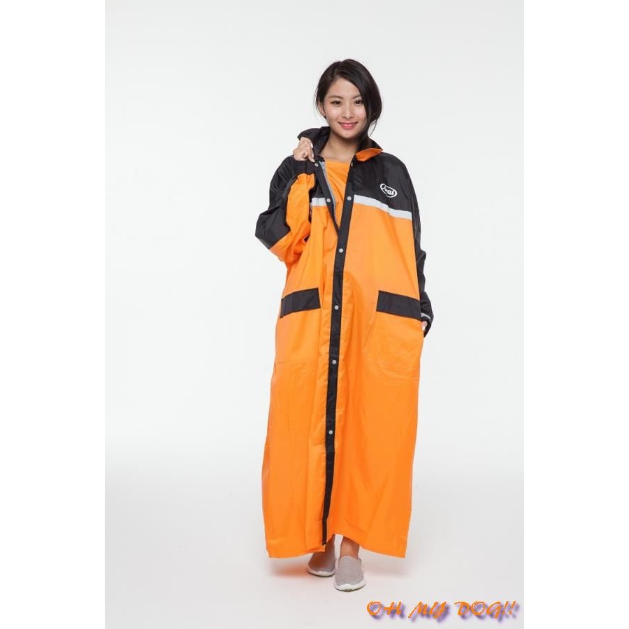 ARAI W022,雨衣(W022)(橘黑色)