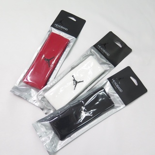 NIKE JORDAN DRI FIT 喬丹 運動風 單色頭帶 髮帶 JKN00-黑白紅【iSport商城】