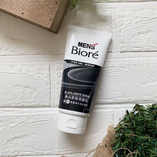 ✔現貨💯公司貨【biore 蜜妮】MEN‘s biore 男性專用 黑白柔珠洗面乳 潔顏乳 洗面霜 潔顏霜 100g