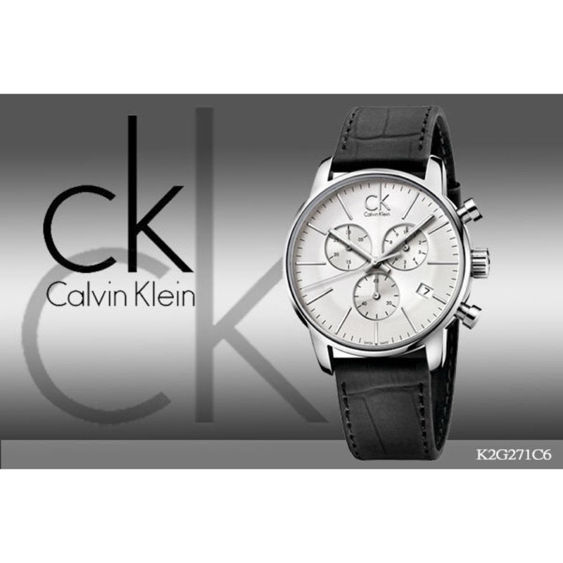 CK三眼計時手錶 正品