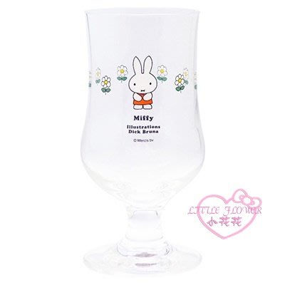 ♥小玫瑰日本精品♥Hello Kitty米飛兔 玻璃矮腳杯 果汁杯 汽水杯 聖代杯 冰沙杯~3