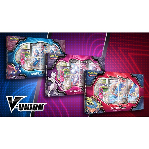 「紙牌屋」現貨 寶可夢 Pokemon PTCG 美版 國際版 蒼響 甲賀忍蛙 超夢 V-UNION 3款一套