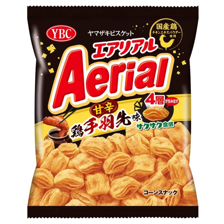 現貨日本ybc 限定甘辛鶏手羽先味玉米脆餅70g 蝦皮購物