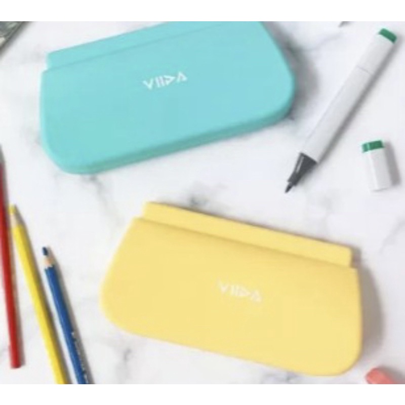 VIIDA Chubby 🍋檸檬黃 防水收納袋  矽膠 夾鏈袋 防水防油 耐熱 化妝包 文具袋 旅行包