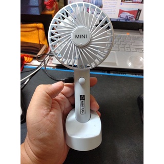 353 二手mini桌上型usb充電小風扇一臺