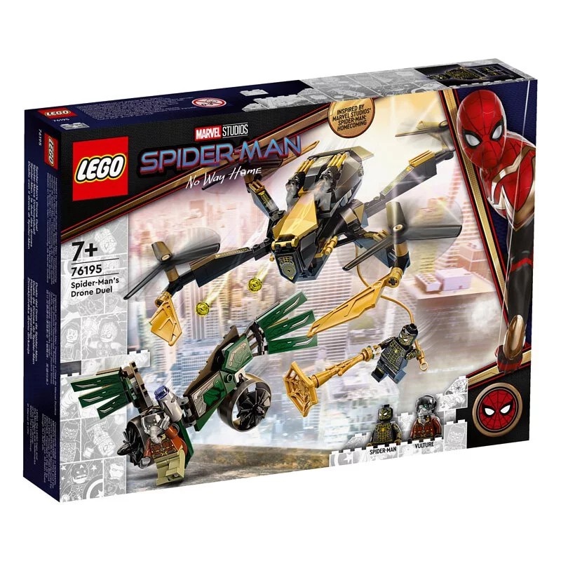 樂高LEGO超級英雄系列 蜘蛛俠的無人機決鬥 76195