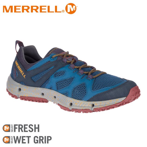 MERRELL 美國 男 Hydrotrekker 水陸兩棲健行登山鞋《深藍》/85853/短筒/輕量/健走/悠遊山水