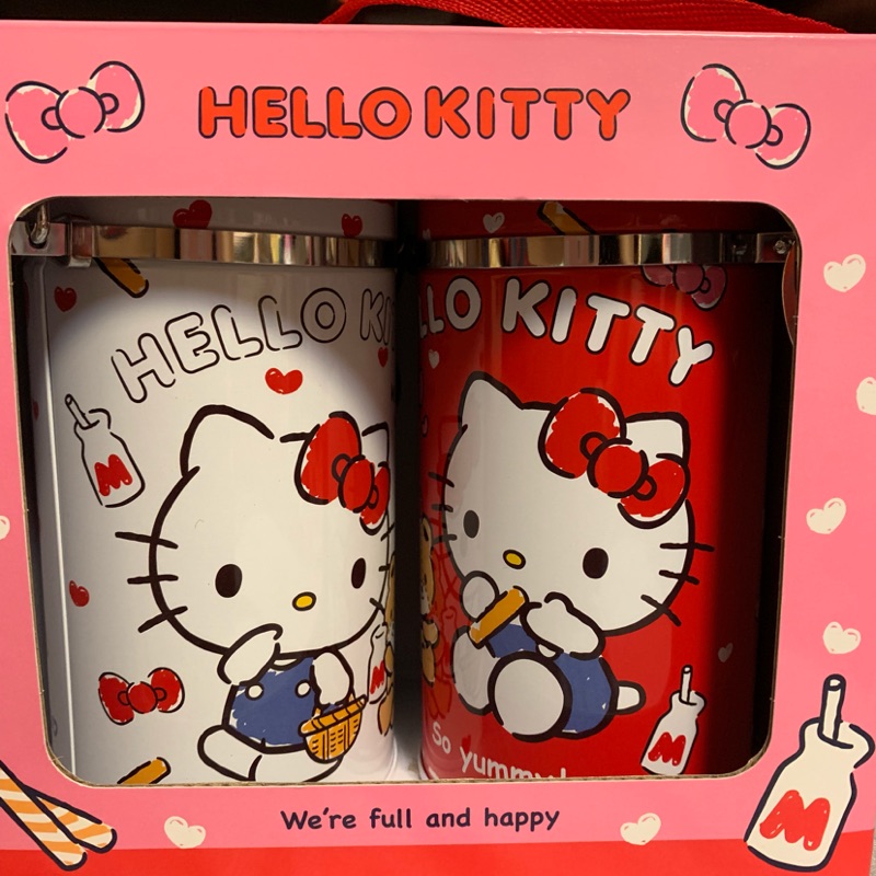 Hello kitty 凱蒂貓 迷你 捲心酥 鐵罐 禮盒 全家 伴手禮 新年禮盒 交換禮物 聖誕禮物 生日 禮物