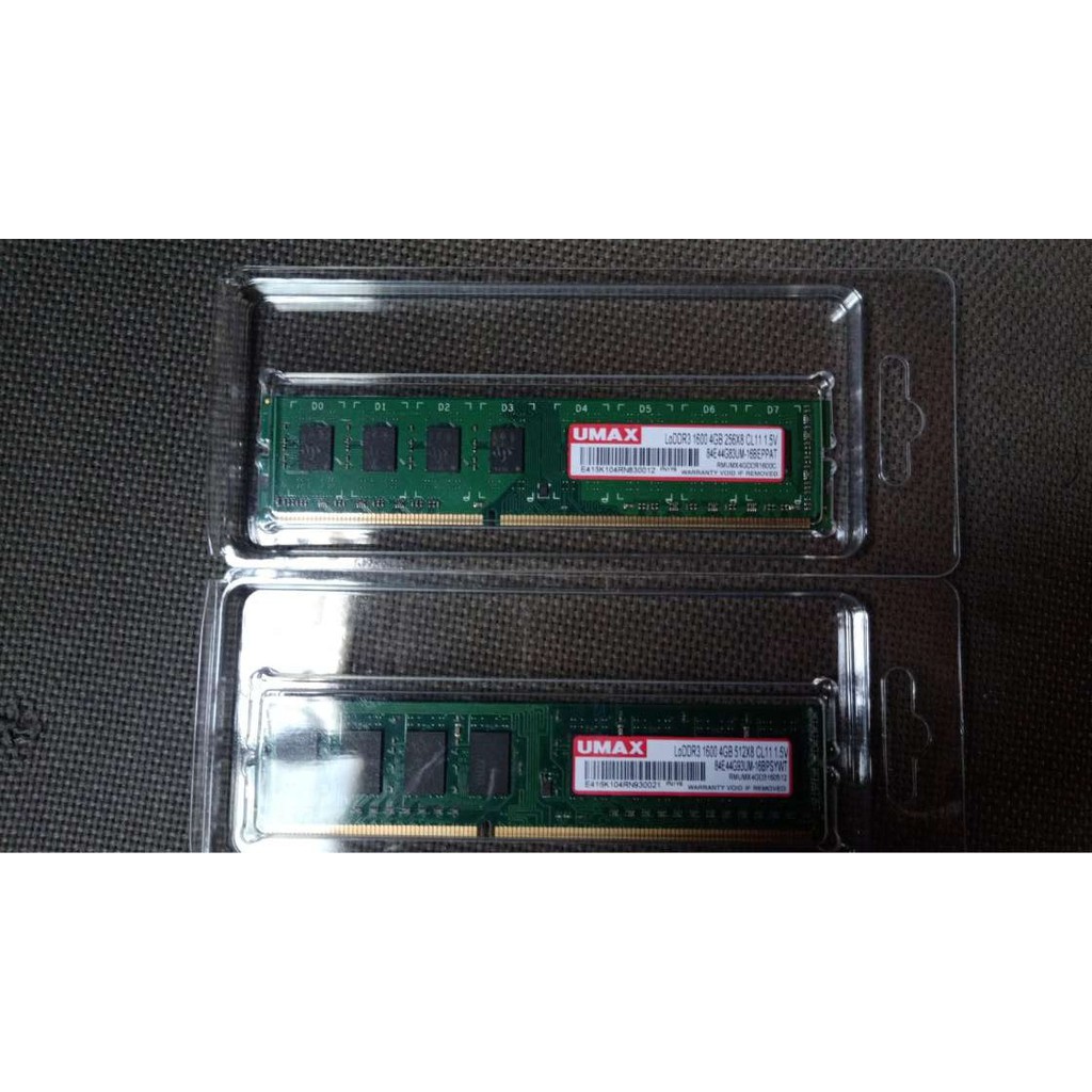 含稅 UMAX 盒裝全新終保 DDR3 4GB DDR3 1600  10R048