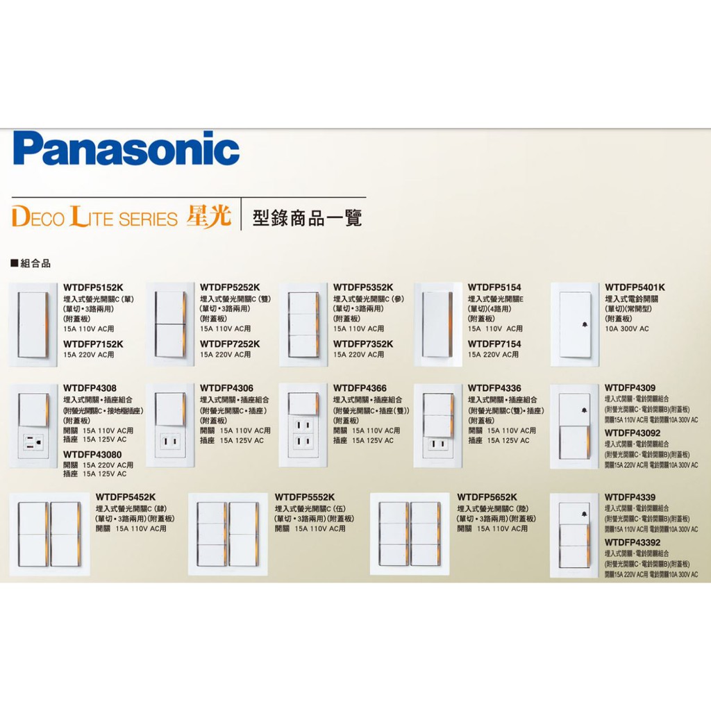 高仿錶 新復發 Panasonic 國際牌 松下 Deco星光系列開關 插座 Wnf 2162w 2162 I 236605458 10147119957 Position 優惠推薦 2021年10月 蝦皮購物台灣