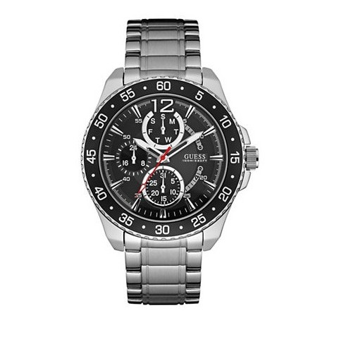 GUESS 男錶 手錶-黑色鏡面46mm W0797G2～全新盒裝