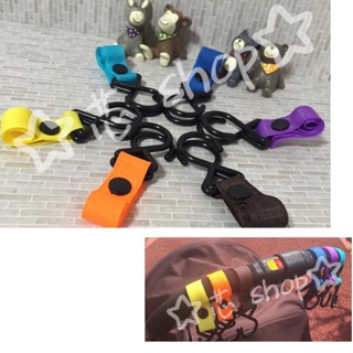 ☆芯shop☆ 現貨 繽紛款推車掛勾 推車掛勾 魔鬼氈掛勾 把手掛勾